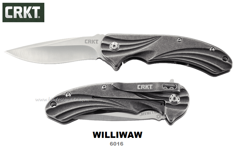 CRKT Williwaw Framelock Flipper Folding Knife, CRKT6016 - Click Image to Close